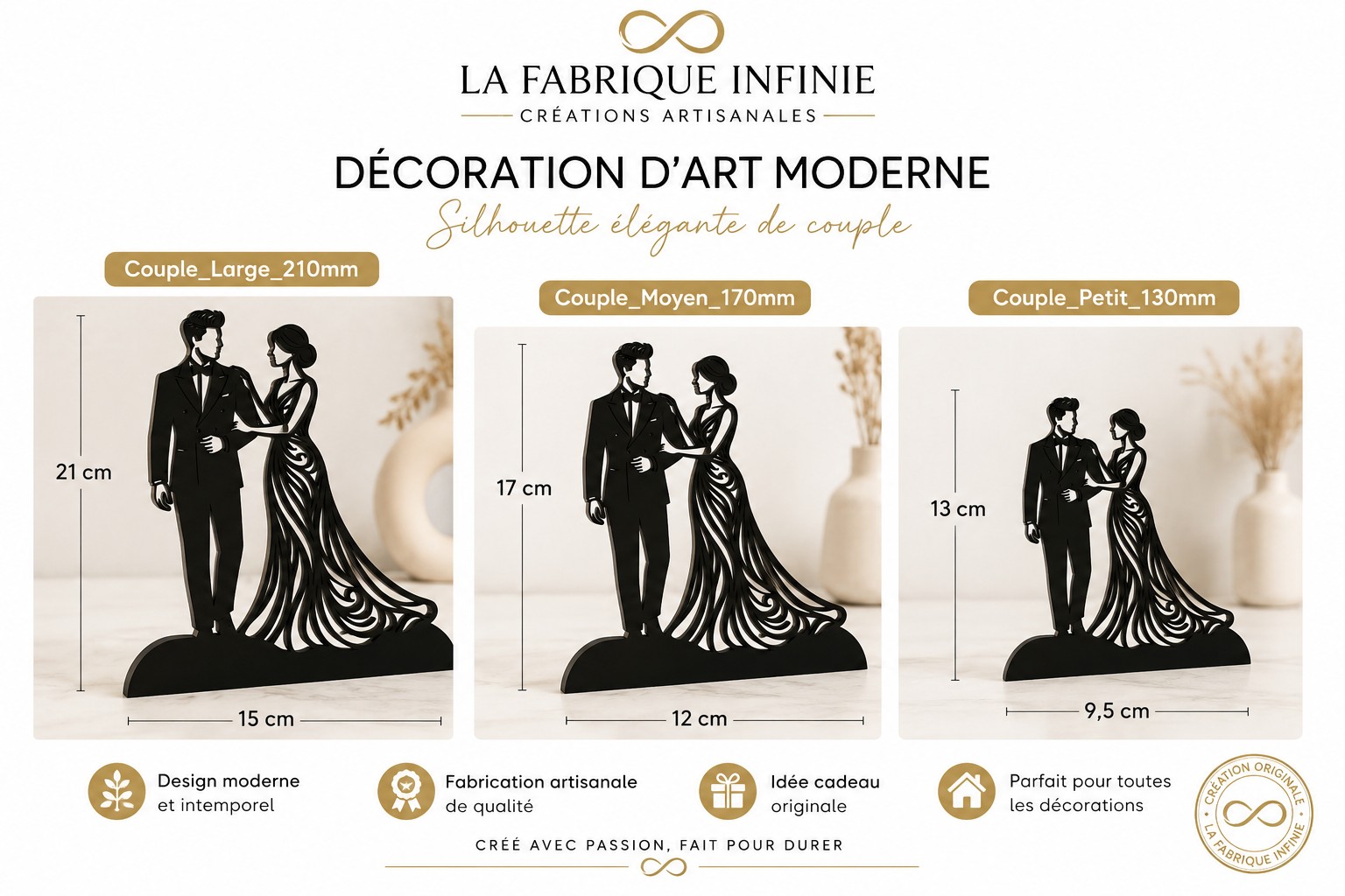 Silhouette couple mariage