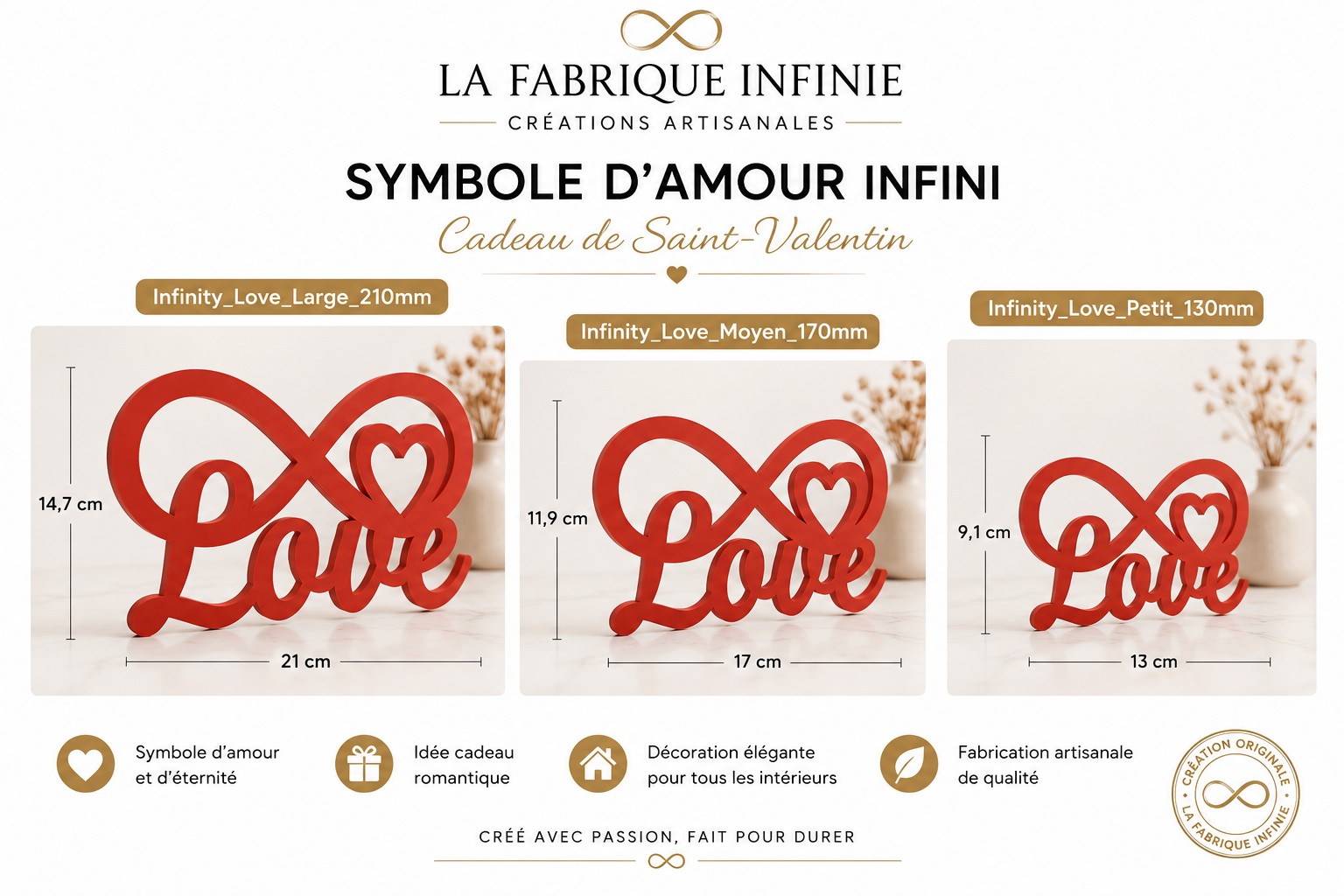 Symbole d'amour infini